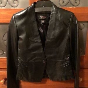 Victoria’s Secret leather blazer
